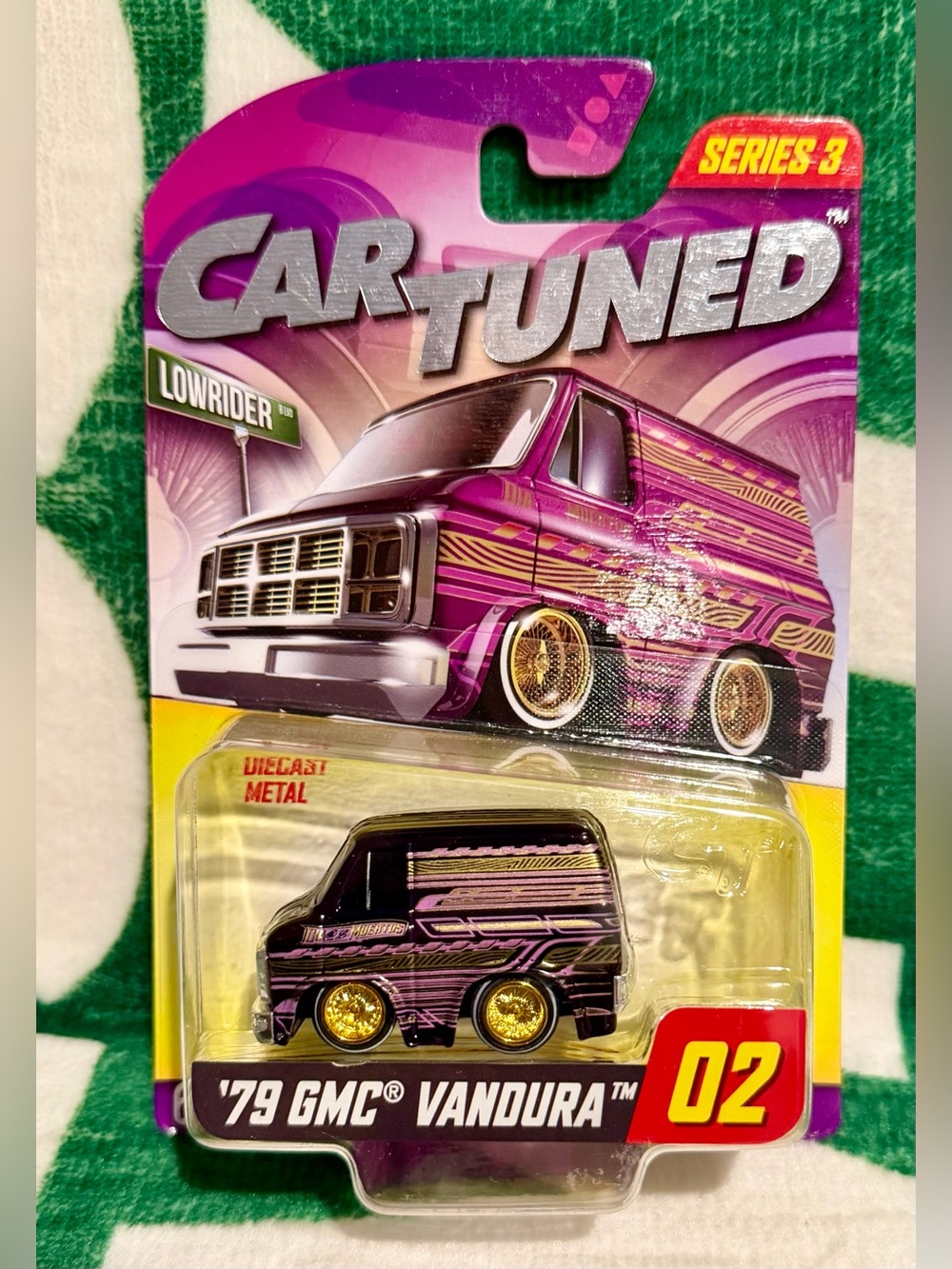 Car Tuned Series 3 Walgreens Exclusive Red Tab CarTuned '79 GMC Vandura Diecast